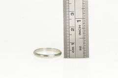 Platinum 2.6mm Vintage Art Deco Wedding Band Ring