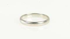 Platinum 3.0mm Vintage Benchmark Wedding Band Ring