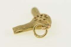 14K Yellow Gold Hair Dryer Vintage Stylist Hairdresser Charm/Pendant