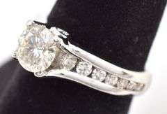 Phenomenal 14K White Gold Approx. 1.25CTW Diamond Ring