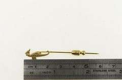 14K Yellow Gold Seahorse Vintage Ocean Animal Fish Charm/Pendant