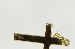 14K Yellow Gold Christian Cross Faith Symbol Vintage Charm/Pendant