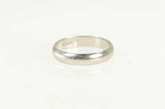 Platinum 4.0mm Rounded Classic Wedding Band Ring