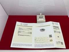 CERTIFIED LADIES 14K WHITE GOLD DIAMOND RING. 1.40 CARAT