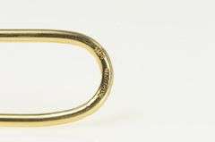 14K Yellow Gold Paperclip Novelty Desk Stationary Pendant