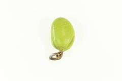 Gold Filled 3D Ornate Papaya Fruit Fertility Symbol Glass Charm/Pendant