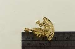 14K Yellow Gold Aquarius Ganymede Astrology Zodiac Sign Charm/Pendant