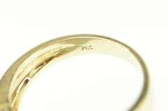 14K Yellow Gold 1.76 Ctw Baguette Ruby Diamond Statement Band Ring