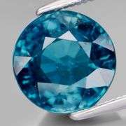 London blue! 3.92ct open color Topaz solitaire