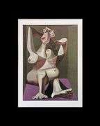 Collectible Vintage Pablo Picasso, Woman Dressing Her Hair (1940)