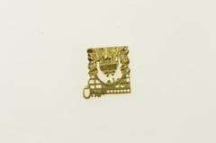 18K Yellow Gold Queenstown New Zealand Travel Charm/Pendant