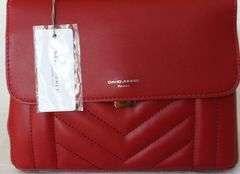 New Arrival Sexy Red Color Hand Bag By David Jones