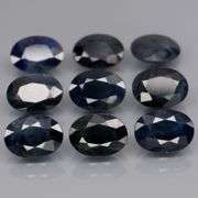 Heated Only! 8.66ct midnight blue Sapphire set