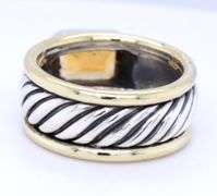 David Yurman Citrine Cigar band ring