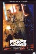 JJ Abrams Signed Star Wars The Force Awakens Poster ACOA