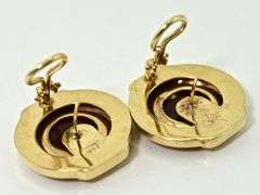 Stately 14K Earrings with Carnelian Intaglios