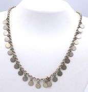 Vintage 925 sterling silver dangle necklace