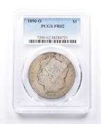 FR02 1890-O Morgan Silver Dollar PCGS Low Ball