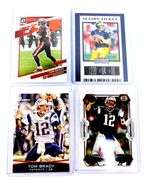 4 Tom Brady Football Cards