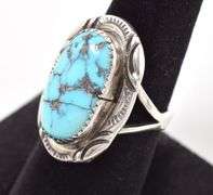 Sterling Silver Turquoise Gemstone Ring