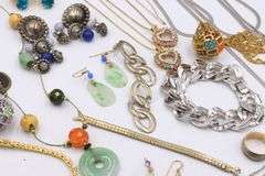 Group lot of costume jewelry