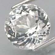 Dazzling 7.96ct UNTREATED white Topaz solitaire