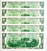 (5) Superb Crisp 2017A $2 Star Notes San Francisco-Consecutive!