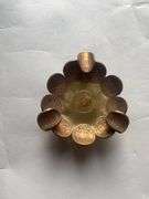 Mexican Copper Ashtray 1960 s with 5 Centavo Coins