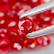 Fantastic 4.43ct diamond cut Songean Sapphire set