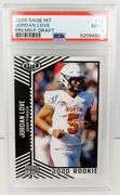 Jordan Love Rookie Football Card, Graded Mint 9