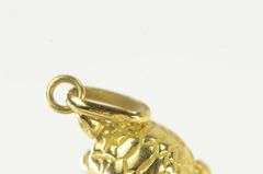 18K Yellow Gold Turtle Tortoise Animal Nature Motif Charm/Pendant