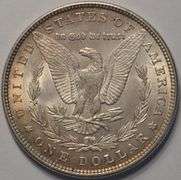 1885 Morgan Silver Dollar, Circulated.