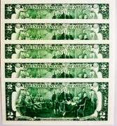 (5) Superb Crisp 2017A $2 Star Notes San Francisco-Consecutive!