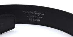 Ferragamo black leather ladies belt