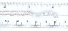 14kt White gold 1.50ctw Princess cut diamond Journey pendant on chain necklace