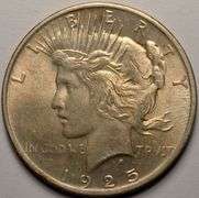 1925 Peace Silver Dollar