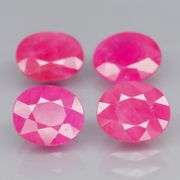 Fantastic 3.31ct HEATED ONLY Ruby set