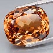 Captivating 12.37ct top champagne Imperial Topaz