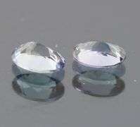 Vivid 1.73ct Tanzanite pair
