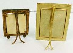 2 Miniature Vintage Italian Micro Mosaic Picture Frames