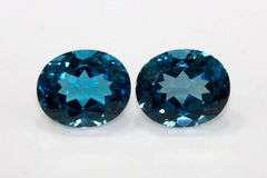 Brilliant London Blue Topaz Pair