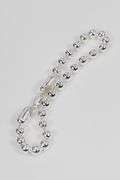 Sterling Silver Italian Ball Bead Chain 5mm 925 Italy New Dog Tag Bracelet 8" inch