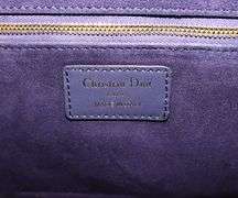 CHRISTIAN DIOR, Lambskin Cannage Large Indigo Blue Dioraddict Flap