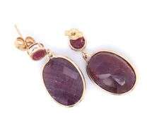 10kt Yellow gold lead treated drop earrings