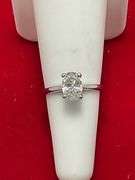 CERTIFIED 14K WHITE GOLD DIAMOND SOLITAIRE RING . 1.04 CARAT