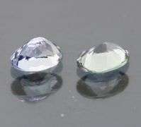 Stunning 1.74ct oval cut VS Tanzanite pair