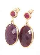 10kt Yellow gold lead treated drop earrings