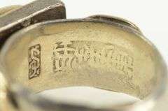 Sterling Silver Ornate Chinese Green Chalcedony 18k Two Tone Ring