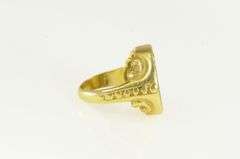 18K Yellow Gold 0.40 Ctw Diamond Athena Goddess Ring