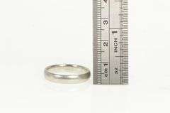 Platinum 4.0mm Vintage Wedding Band Classic Ring